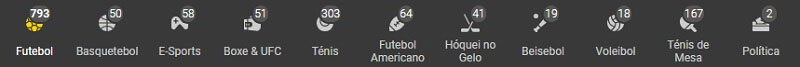 Tipos de esportes